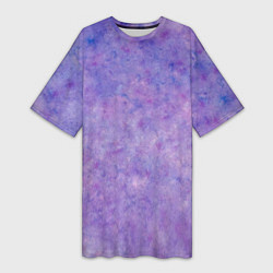 Женская длинная футболка Фиолетовый свет фонаря
