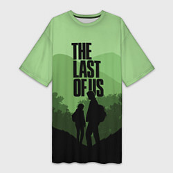 Женская длинная футболка Joel and Ellie - The Last of Us
