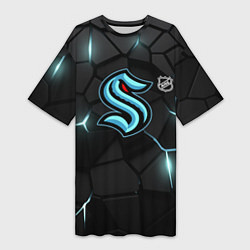 Женская длинная футболка Сиэтл Кракен - НХЛ хоккей