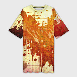 Женская длинная футболка Абстракция - sunspot