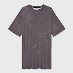 Женская длинная футболка Коричневый с текстурой