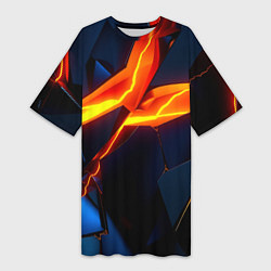 Женская длинная футболка Plate fractures