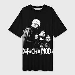 Футболка женская длинная Depeche Mode Violator, цвет: 3D-принт