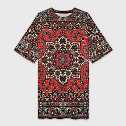 Женская длинная футболка Пыльный ковёр