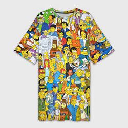 Женская длинная футболка Simpsons Stories