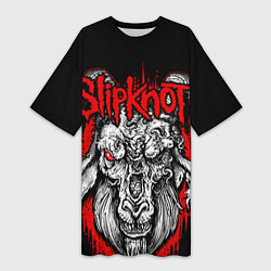 Женская длинная футболка Slipknot