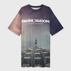 Женская длинная футболка Imagine Dragons: Night Visions