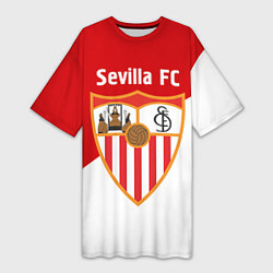 Женская длинная футболка Sevilla FC