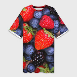Женская длинная футболка Berries