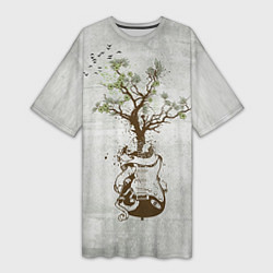 Женская длинная футболка Three Days Grace: Tree