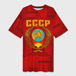 Женская длинная футболка СССР