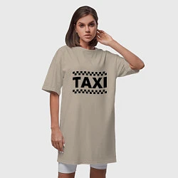 Футболка женская-платье Taxi, цвет: миндальный — фото 2