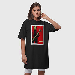Футболка женская-платье The Shining, цвет: черный — фото 2