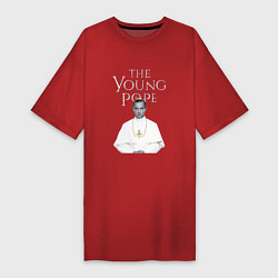 Футболка женская-платье The Young Pope, цвет: красный