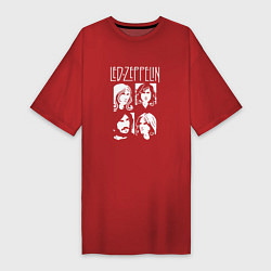 Женская футболка-платье Led Zeppelin Band