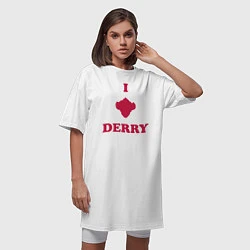 Футболка женская-платье Derry, цвет: белый — фото 2