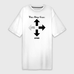 Женская футболка-платье Three Days Grace