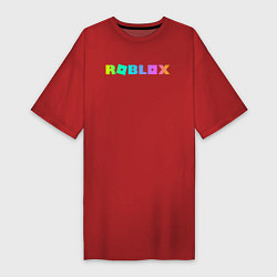 Футболка женская-платье ROBLOX, цвет: красный
