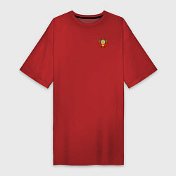 Футболка женская-платье СССР, цвет: красный