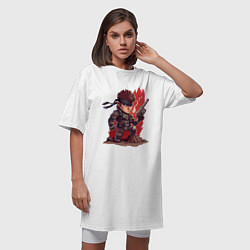 Футболка женская-платье Solid Snake, цвет: белый — фото 2
