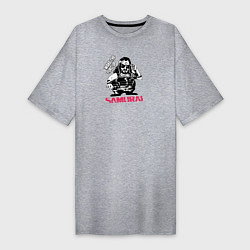 Футболка женская-платье Samurai, цвет: меланж