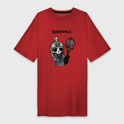 Женская футболка-платье Shovel