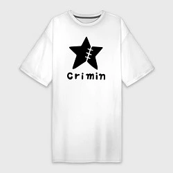 Футболка женская-платье Crimin бренд One Piece, цвет: белый