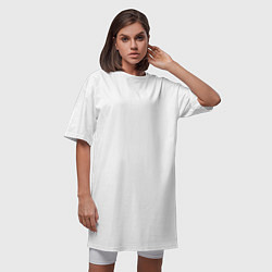 Футболка женская-платье PSG Core Wordmark Clear New 202223, цвет: белый — фото 2