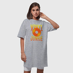 Футболка женская-платье Vinyl Junkie, цвет: меланж — фото 2