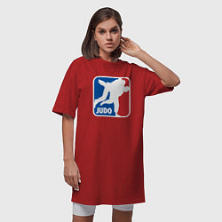 Футболка женская-платье Judo - Sport, цвет: красный — фото 2