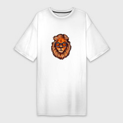 Женская футболка-платье Lions head