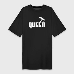 Футболка женская-платье Queen Куин, цвет: черный