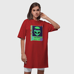 Футболка женская-платье GONE FLUDD UFO, цвет: красный — фото 2