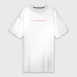 Женская футболка-платье Ready or Not logo