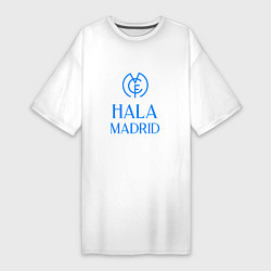 Футболка женская-платье Hala - Real Madrid, цвет: белый