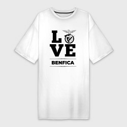 Футболка женская-платье Benfica Love Классика, цвет: белый