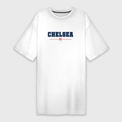 Футболка женская-платье Chelsea FC Classic, цвет: белый