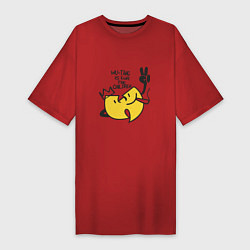 Футболка женская-платье Wu-Tang Is For The Children, цвет: красный