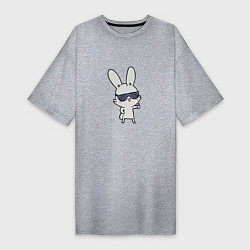 Женская футболка-платье Cool rabbit