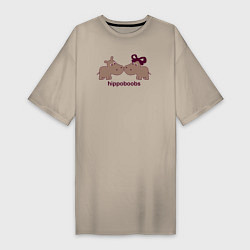 Женская футболка-платье Нippoboobs