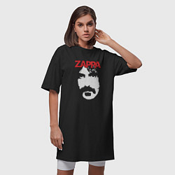 Футболка женская-платье Frank Zappa, цвет: черный — фото 2