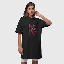 Футболка женская-платье Depeche mode electronic rock, цвет: черный — фото 2