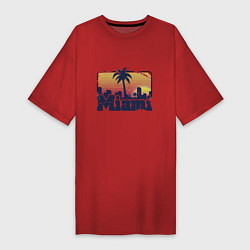 Женская футболка-платье Beach of Miami
