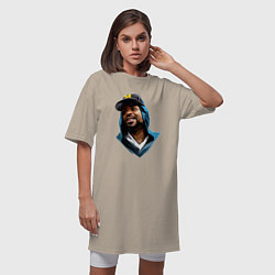 Футболка женская-платье Method Man, цвет: миндальный — фото 2