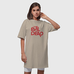Футболка женская-платье The Evil Dead, цвет: миндальный — фото 2