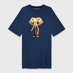Женская футболка-платье Стройный слон