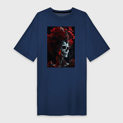 Женская футболка-платье Мистическая красавица от нейросети