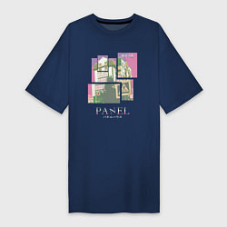 Женская футболка-платье Панельные дома