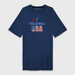 Женская футболка-платье USA volley