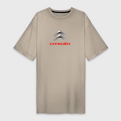 Женская футболка-платье Citroen авто спорт